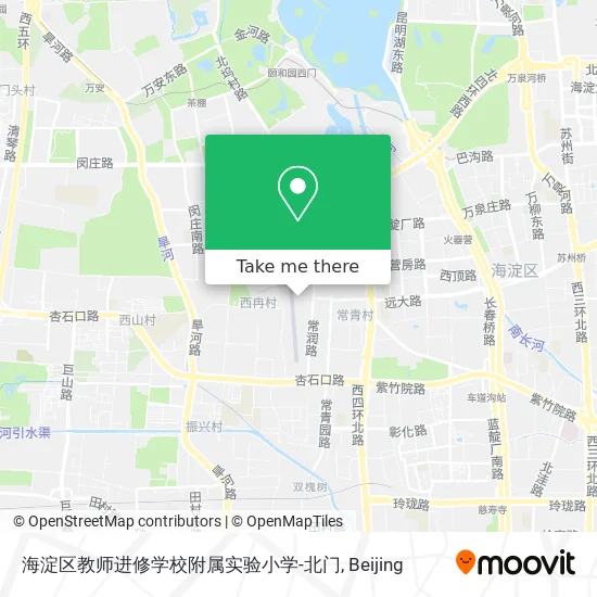 海淀区教师进修学校附属实验小学-北门 map