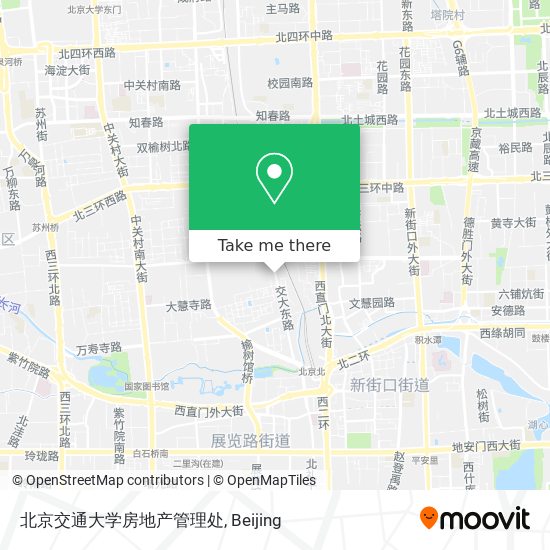 北京交通大学房地产管理处 map