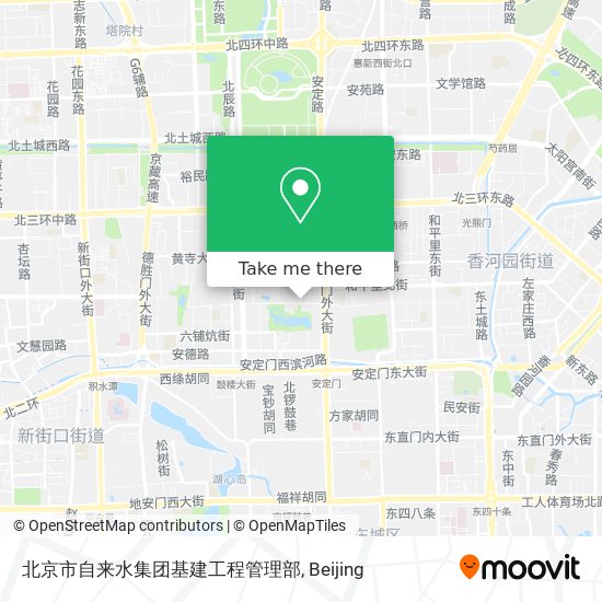 北京市自来水集团基建工程管理部 map