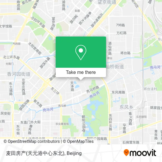 麦田房产(天元港中心东北) map