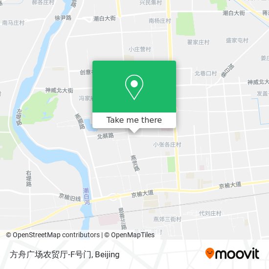 方舟广场农贸厅-F号门 map