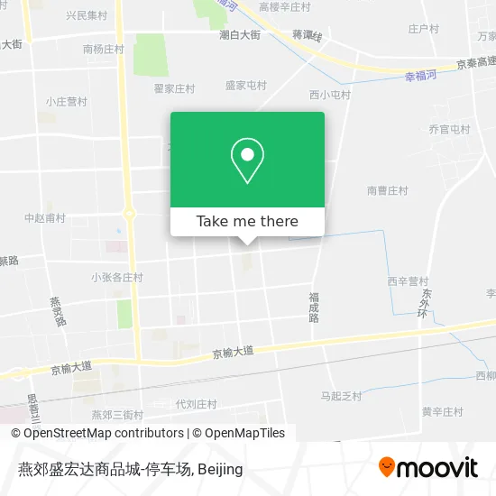 燕郊盛宏达商品城-停车场 map