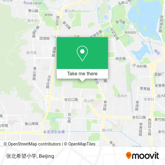 张北希望小学 map