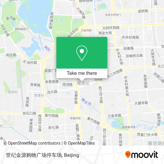 世纪金源购物广场停车场 map