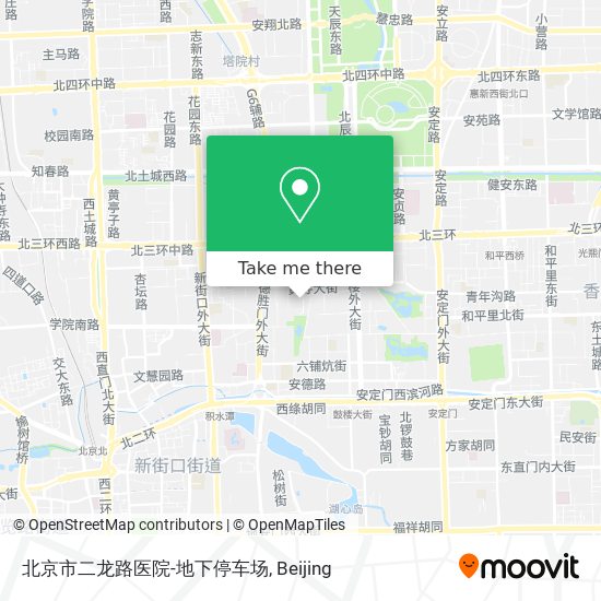 北京市二龙路医院-地下停车场 map