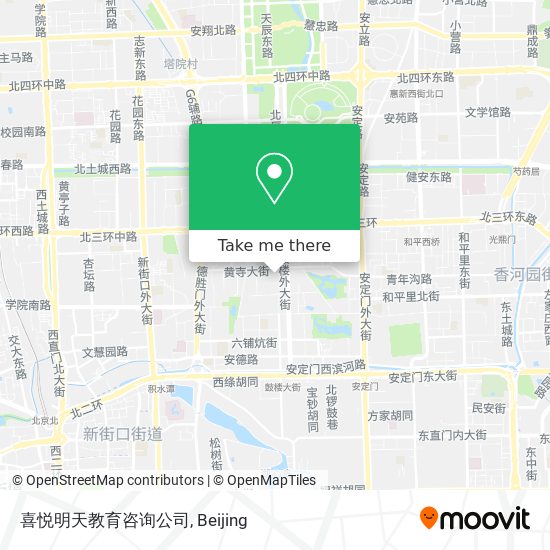 喜悦明天教育咨询公司 map