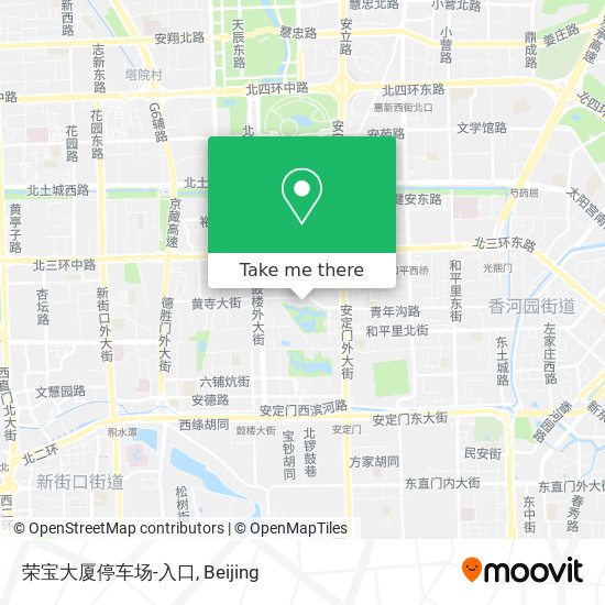 荣宝大厦停车场-入口 map