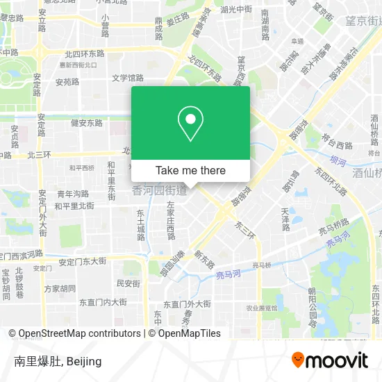 南里爆肚 map