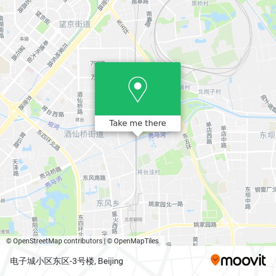 电子城小区东区-3号楼 map