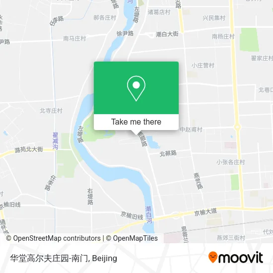 华堂高尔夫庄园-南门 map
