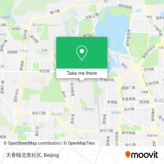 天香颐北里社区 map