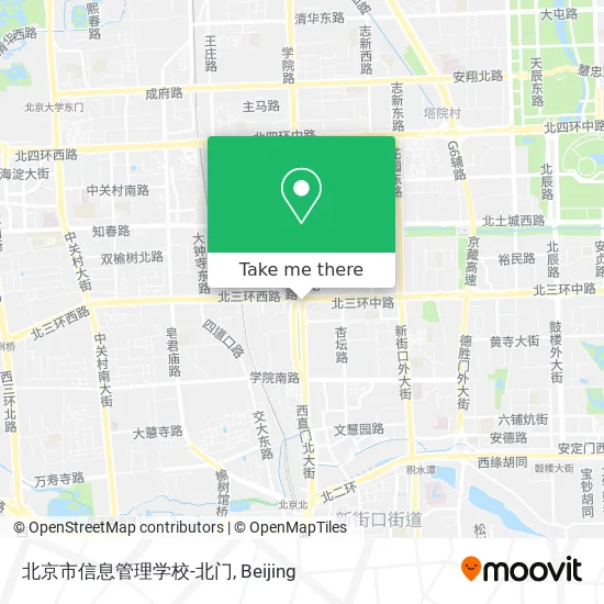 北京市信息管理学校-北门 map