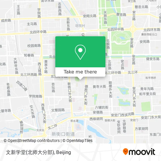 文新学堂(北师大分部) map