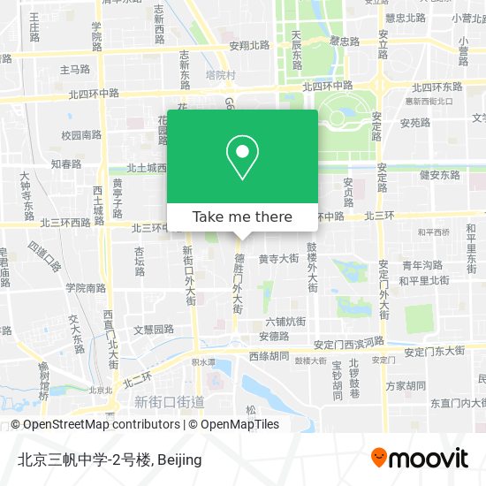 北京三帆中学-2号楼 map