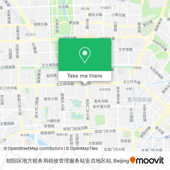 朝阳区地方税务局税收管理服务站安贞地区站 map