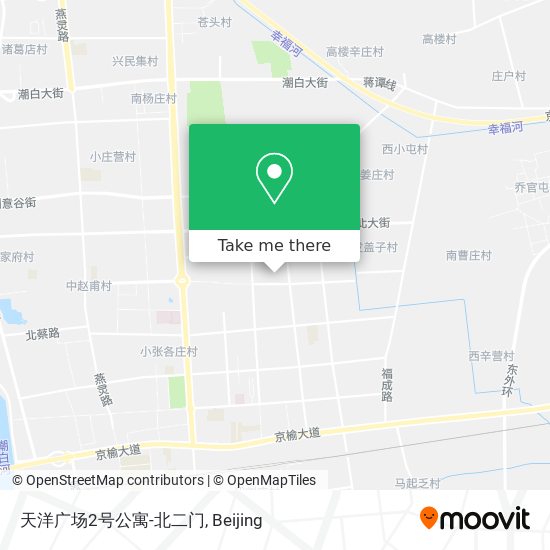 天洋广场2号公寓-北二门 map