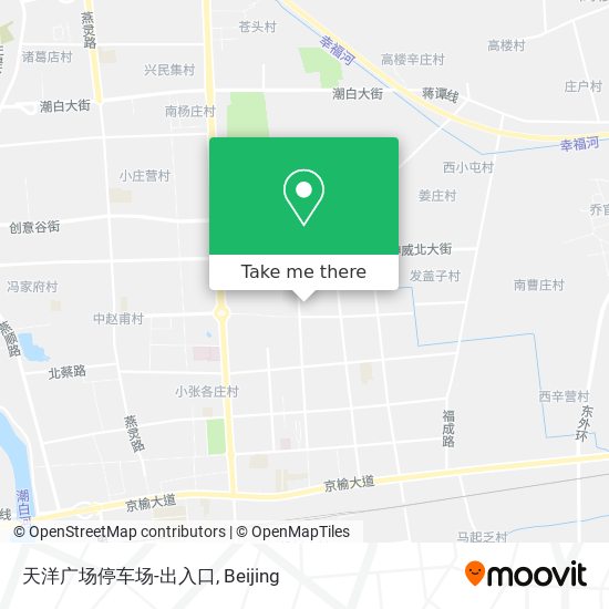 天洋广场停车场-出入口 map