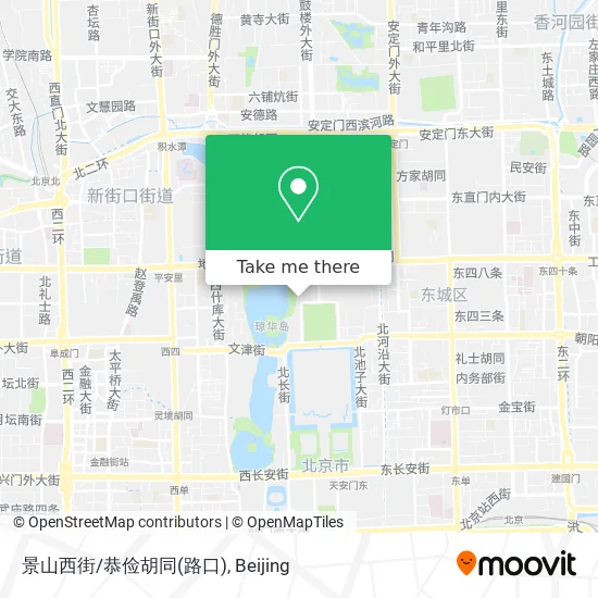 景山西街/恭俭胡同(路口) map