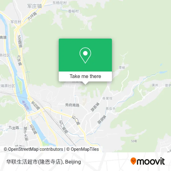 华联生活超市(隆恩寺店) map