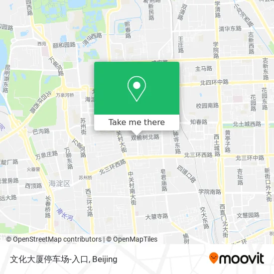 文化大厦停车场-入口 map