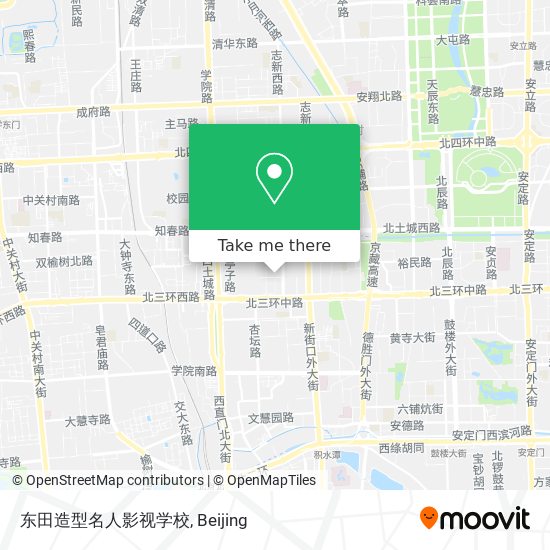 东田造型名人影视学校 map