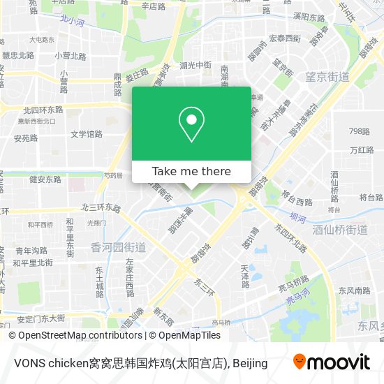 VONS chicken窝窝思韩国炸鸡(太阳宫店) map