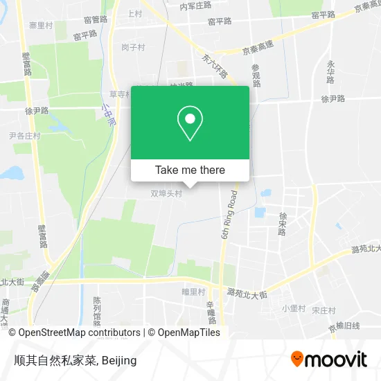 顺其自然私家菜 map
