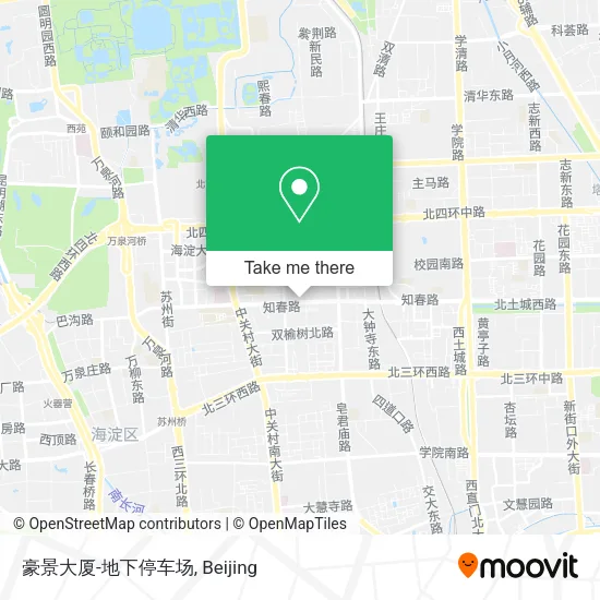 豪景大厦-地下停车场 map