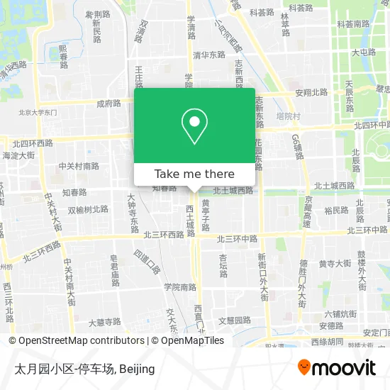 太月园小区-停车场 map
