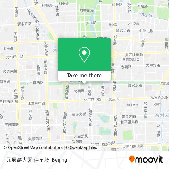 元辰鑫大厦-停车场 map