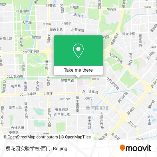 樱花园实验学校-西门 map