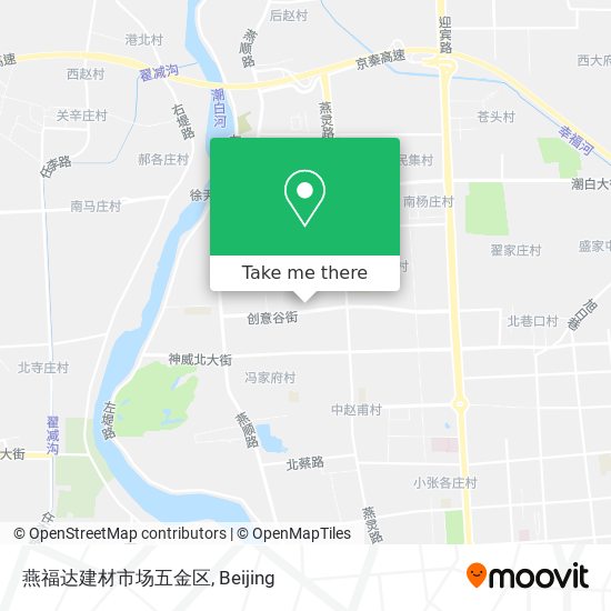 燕福达建材市场五金区 map