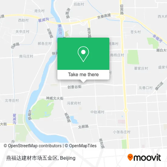 燕福达建材市场五金区 map