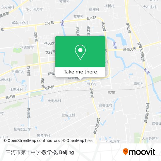 三河市第十中学-教学楼 map