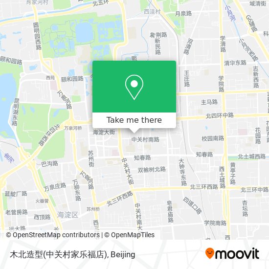 木北造型(中关村家乐福店) map