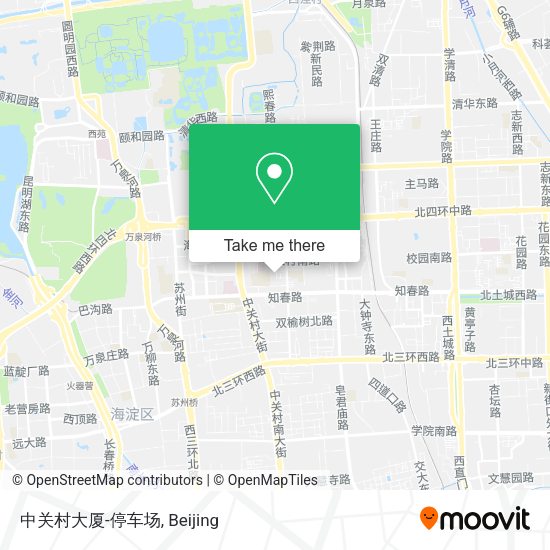 中关村大厦-停车场 map