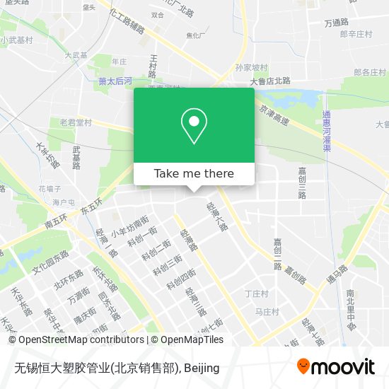 无锡恒大塑胶管业(北京销售部) map
