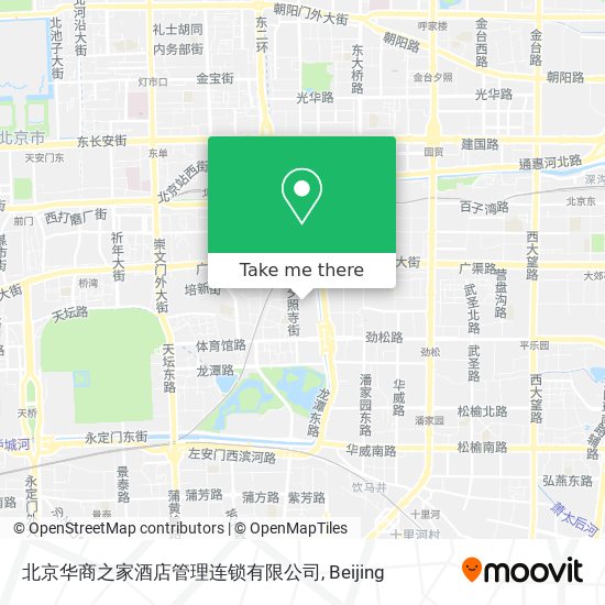 北京华商之家酒店管理连锁有限公司 map