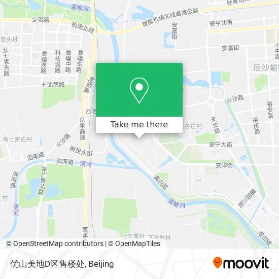 优山美地D区售楼处 map