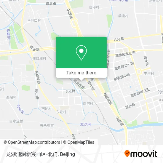 龙湖滟澜新宸西区-北门 map