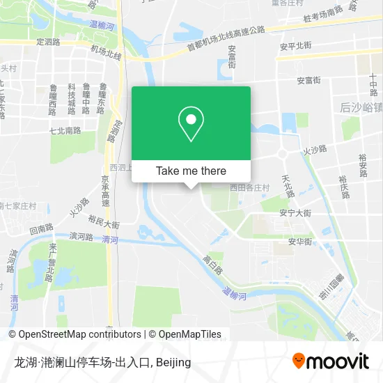 龙湖·滟澜山停车场-出入口 map