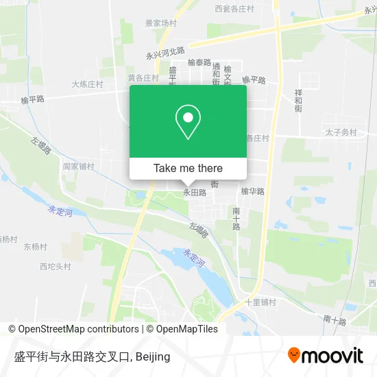 盛平街与永田路交叉口 map