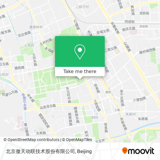 北京傲天动联技术股份有限公司 map