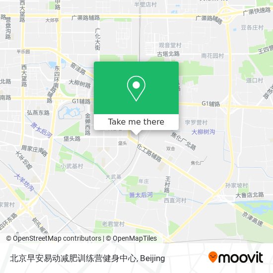 北京早安易动减肥训练营健身中心 map