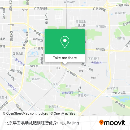 北京早安易动减肥训练营健身中心 map