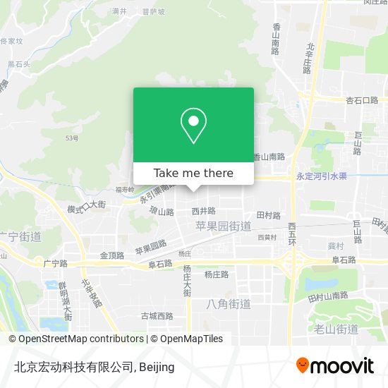 北京宏动科技有限公司 map