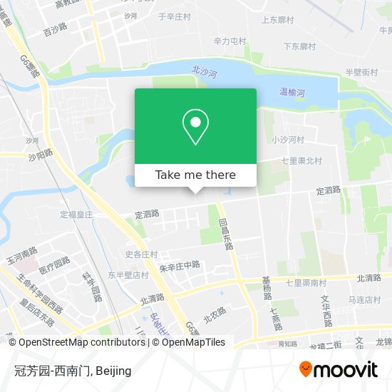 冠芳园-西南门 map