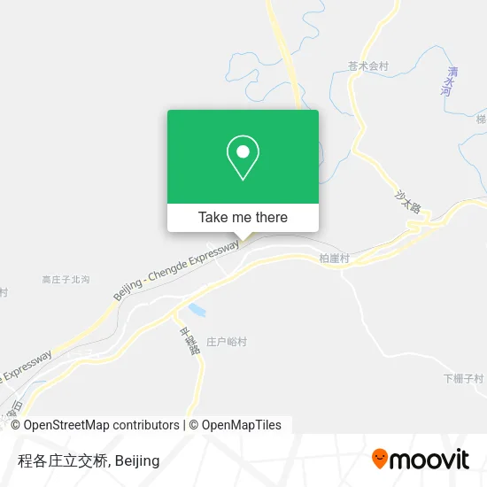 程各庄立交桥 map