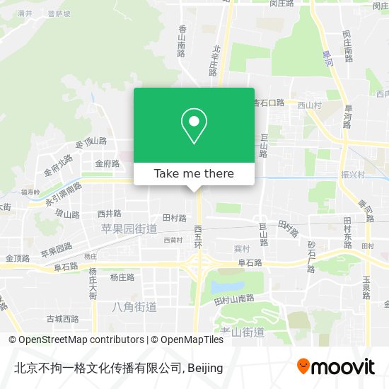 北京不拘一格文化传播有限公司 map