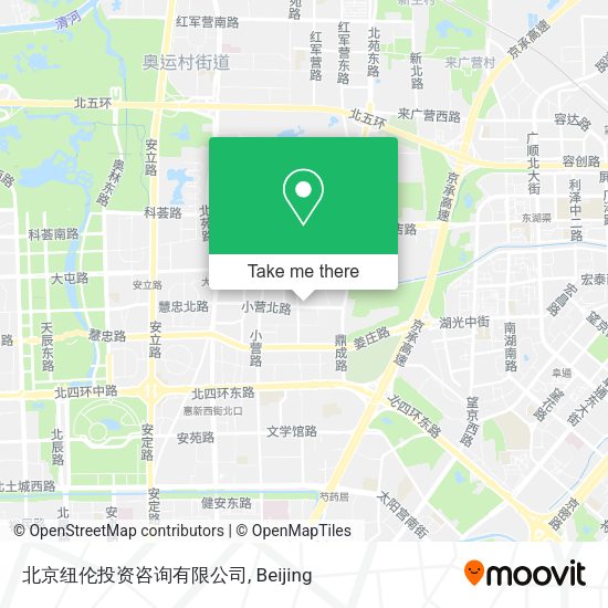 北京纽伦投资咨询有限公司 map